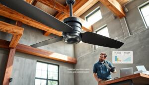 industrial style ceiling fans