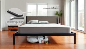 metal bed frame full