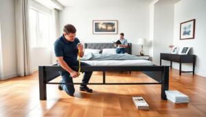 metal king bed frame