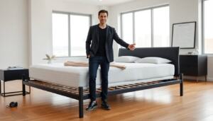 metal queen bed frame