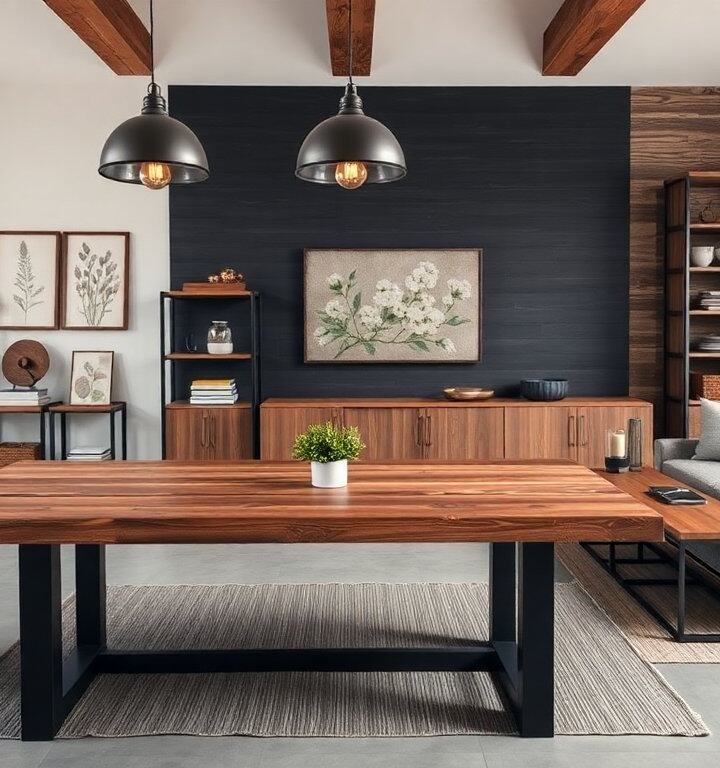 Industrial Farmhouse Decor: How To Get The Warm, Modern Rustic Look In 2026